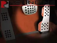 Impugnatura in gomma per set di pedali Rennline in alluminio da 2 pezzi. Porsche 911/912/930/964/993 TIPTRONIC - P70.60.53, P706053