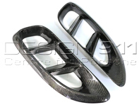 Conductos de aire laterales de carbono. Porsche 718 Boxster