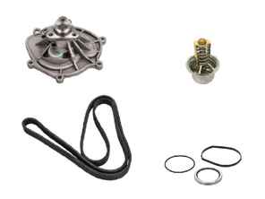 Wasserpumpe, Keilriemen und Thermostat-Kit. Porsche 987.2 Boxster 987.2 / Cayman / 997.2 C2 / 997.2 C4 (ohne Turbo) - 0PB121035A, 9A110622503, 9A110221601, 9A110604802, 9A110604801, 9A110604800, 9A110630500, 99970762540, PAF008955A, 9A110655800, 0PB121688A