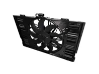 Waterradiator luchtkanaal met ventilator. Porsche 970 Panamera Turbo - 97010606153, 97010606155 - CFF553000P