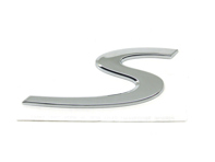 S - Badge for Porsche 981 Boxster / 718 Boxster - 98155924301