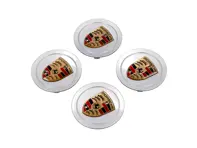 Radkappen 'Crested' Kunststoff konkav für Porsche (4er Set) - 00004460012, 993361303109A1