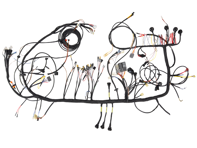 Faisceau de câbles principal (coffre). Porsche 930 Turbo 1986 (conduite à gauche). - 93061200202 - 930.612.002.02