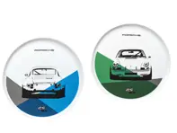 Porsche RS 2.7 Collection, Plates, Set of 2 No. 1, Limited Edition, yellow/orange - WAP0509580J