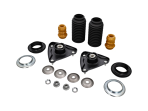 Domlager- und Überholungssatz für den vorderen Stoßdämpfer. Porsche 996 C2 / C2S mit Sport IX74 / M030 - 99634398037, 99634398009