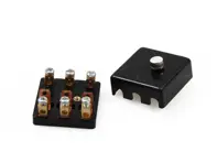 Fuse rack ceramic 3-pole with cover. Porsche 911 1965-69 - 90161208503 - ELE11.1.112