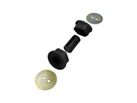 Motorlagerbuchse vorne. Porsche 986/987 Boxster / 987 Cayman Powerflex Black Series - PFR57-520, PFR57520, 98737502305, 9A137502322, PFR57520BLK