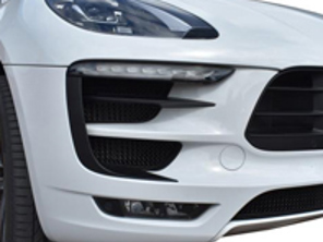 Front bumper stainless steel outer grille set ZunSport. Porsche 95B Macan GTS - ZPR87314, ZPR87314