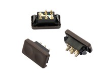 Electric window switch kit brown. Porsche 924 / 944 - 47795962289S, 477958622  89S