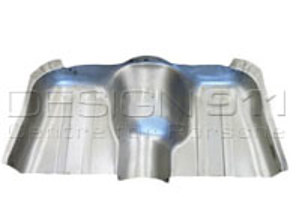 Fondo de asiento trasero completo (de una sola pieza). Porsche 356 Pre A - 35649089, PP119CS, P119CS