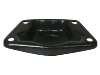 Torsiestang deksel zonder gat, zwart. Porsche 356 - 113511225, 511201001, 64433315102, 64433715102, 8152250206 - 8152250206