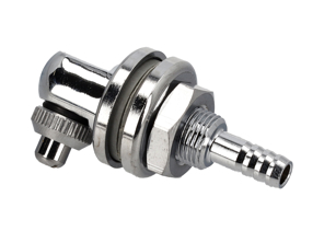 Hohe verchromte Scheibenwaschdüse. Porsche 356AT2 / 356BT5 - 64462874141 - 64462874441, 1698700300