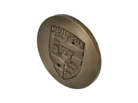 Radkappe Platin-Metallic mit geprägtem Porsche Wappen - 477601051G, 477601051D
