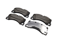 Plaquettes de frein avant. Porsche 9J1.1 / 9J1.2 Taycan 2020>> Disques de frein 19", étrier de frein blanc/noir. - 9J1698151M, 9J1698151MK