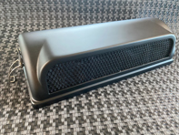 Matte Black (painted) Carbon Fibre air filter covers with mesh and badge. Porsche 911 CIS 1973-83 - 91108012302, 93011018400, 91111018300 - CISaircleaner