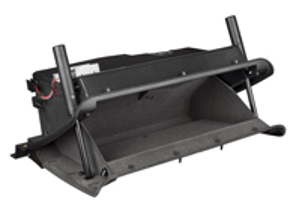 Vano portaoggetti, Satin Black. Porsche 996 / 986 Boxster con guida a destra - 9965521200001C