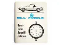 Technical Specifications Book. Porsche 914