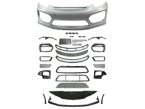 Frontstoßstange GT4 Style Kit. Porsche 981 Cayman / 981 Boxster - 98150531380, 98150519180, 981505525801E0