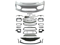 Front bumper GT4 Style kit. Porsche 981 Cayman / 981 Boxster - 98150531380, 98150519180, 981505525801E0