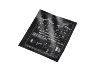 Sticker Tyre Pressure. Porsche 991.1 Carrera 2 / 2S 2012-16 - 99170128623