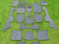 Interior Carpet Set. Porsche 911 1969-73