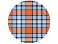SOLM (Racing) polyviscose tartan fabric, inspiration: Le Mans, Ford GT, Porsche 917, Steve McQueen *SAMPLE*