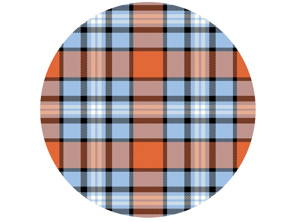 SOLM (Racing) polyviscose tartan fabric, inspiration: Le Mans, Ford GT, Porsche 917, Steve McQueen
