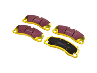 EBC YELLOW Brake Pads 'Fast Road' Front. Porsche 991 GT3 / Turbo / 981 Cayman GT4 - 99135194702, 99135194704 - DP42206R