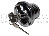 Tankdop CHROOM afsluitbaar. Porsche 356/911 - 91120127200, 90120127100, 8115652600