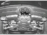 Sportauspuffanlage PSE inkl. Endrohren. Porsche 981 Boxster / 981C Cayman - 98104420004, 98104420002