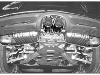 Sportuitlaatsysteem PSE incl. uitlaatpijpen. Porsche 981 Boxster / 981C Cayman - 98104420004, 98104420002