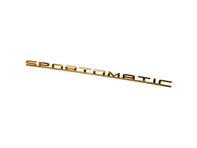 Stemma 'SPORTOMATIC' per cofano motore, oro. Porsche 911 - 90155930900