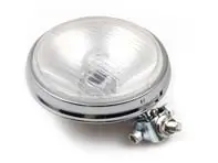 Additional headlamp high beam, Chrome. Porsche 911 1965-73 - 91163112100, 90163112101, 91163112110 - LTG11.1.100, LTG11.1.101, LTG111100, LTG111101