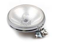 Zusatzscheinwerfer Fernlicht, Chrom. Porsche 911 1965-73 - 91163112100, 90163112101, 91163112110 - LTG11.1.100, LTG11.1.101, LTG111100, LTG111101