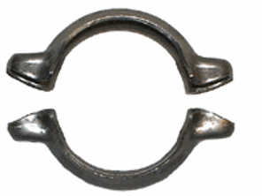 Traversée d'échappement Collier de serrage. Porsche 911 1975-89 - 91111118700, 93011118700 - 1621400210