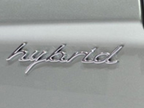 'HYBRID' - Chrome Door Badge for Porsche 970 Panamera - 97055926500