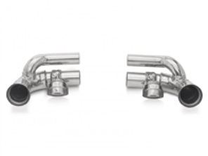 Silencieux latéral échappement sport tube droit à clapets Porsche 997 GT3 et GT3 RS