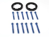 Wheel spacers 10mm front axle spacer kit. Porsche 996/997 Turbo - bbi.996.501.0003