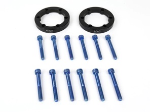Kit d'entretoises de roue 10 mm pour essieu avant. Porsche 996/997 Turbo - bbi.996.501.0003