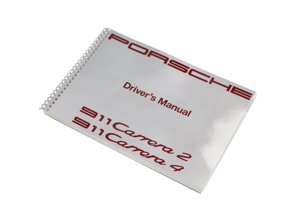 Manuel du conducteur pour Porsche 911 (964) Carrera 2/4, MY 91, en anglais (Royaume-Uni) - WKD96402091