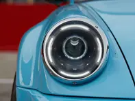 LED headlamp set with carbon fibre reflector bowl LHD. Porsche 911 / 964 - 91163111302, 91163102400, 91163111300