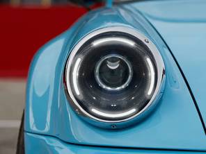 Phares à LED avec réflecteur en fibre de carbone LHD. Porsche 911 / 964 - 91163111302, 91163102400, 91163111300