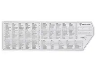 Fusible et relais de la carte composant. Porsche 911 Turbo (1987-88) - 93061224302