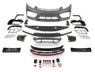 Front bumper kit without headlight washer. Porsche 718 Cayman GT4 / 718 Boxster Spyder - 982898041J