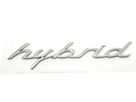 HYBRID - Stemma posteriore cromato per Porsche 958 Cayenne MKIII - 95855967510, 958559675100C1