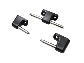 Set di montaggio per aletta parasole. Porsche 914 1970 - 1976 - 91473132710, 96473131940, 90173132341, 91173101540, 91173132340, 96473132040, 91173101640, 91173132440