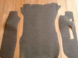 Kofferraum-Teppich-Set. Porsche 911 1974-76