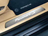 Side Sills Trims Aluminim Illuminated. Porsche Panamera >>2011 - 97004480027, 97004480028, 97004480029, 97004480025, 97004480026