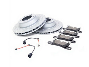 Bremsbeläge und Bremsscheibe (330 mm) für die Hinterachse. Passend für Porsche 981 Spyder/GTS. - 98135240300, 98135240400, 99135293904