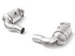 Akrapovic Verbindungsrohrset mit Kat (SS) für Porsche 991.2 Turbo / Turbo S 2018>> - 99711300930, 997113009AX, 99711301030, 997113010AX